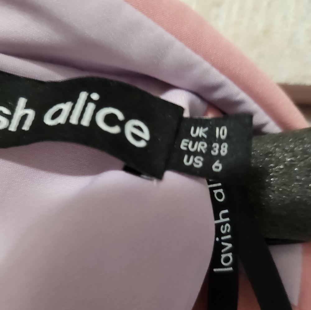 Lavish Alice Color Block Blazer Wrap Dress - Picture 12 of 16